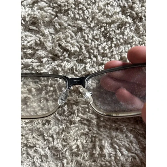 Burberry BE 1315 1007 Matte Black Metal Rectangle Eyeglasses FRAMES ONLY - Picture 5 of 9